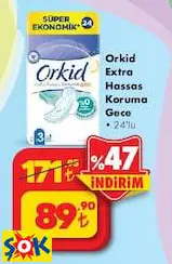 ORKİD EXTRA HASSAS KORUMA GECE 24'LÜ ORKİD EXTRA HASSAS KORUMA GECE 24'LÜ